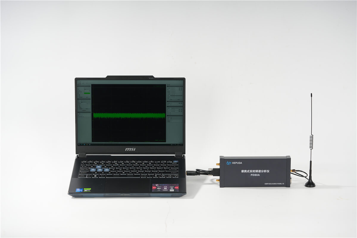 PD80A频谱分析仪连接笔记本电脑使用